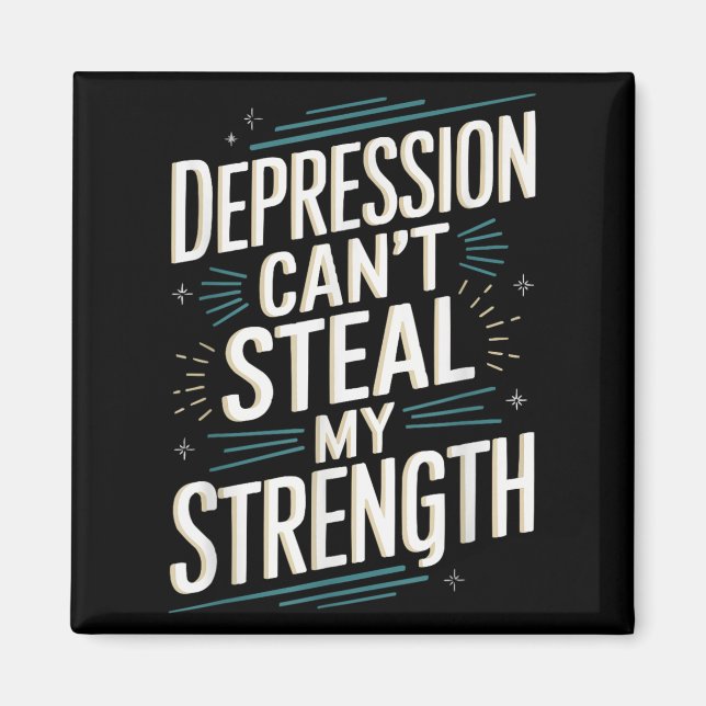 Suicide Awareness Depression Anxiety Mental Health Magnet (Front)