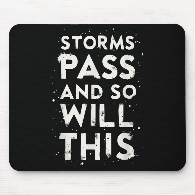 Suicide Awareness Depression Anxiety Mental Health Mouse Mat (Front)