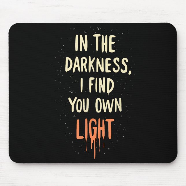 Suicide Awareness Depression Anxiety Mental Health Mouse Mat (Front)