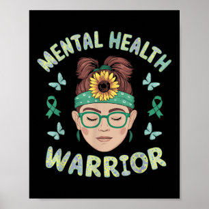 Suicide Awareness Depression Anxiety Mental Health Poster