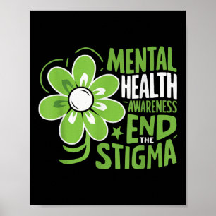 Suicide Awareness Depression Anxiety Mental Health Poster