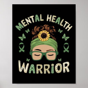 Suicide Awareness Depression Anxiety Mental Health Poster