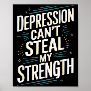 Suicide Awareness Depression Anxiety Mental Health Poster