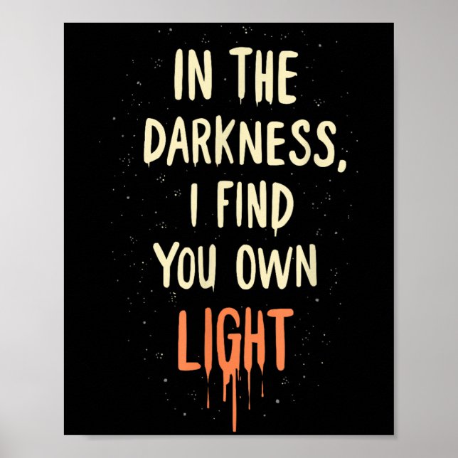 Suicide Awareness Depression Anxiety Mental Health Poster (Front)