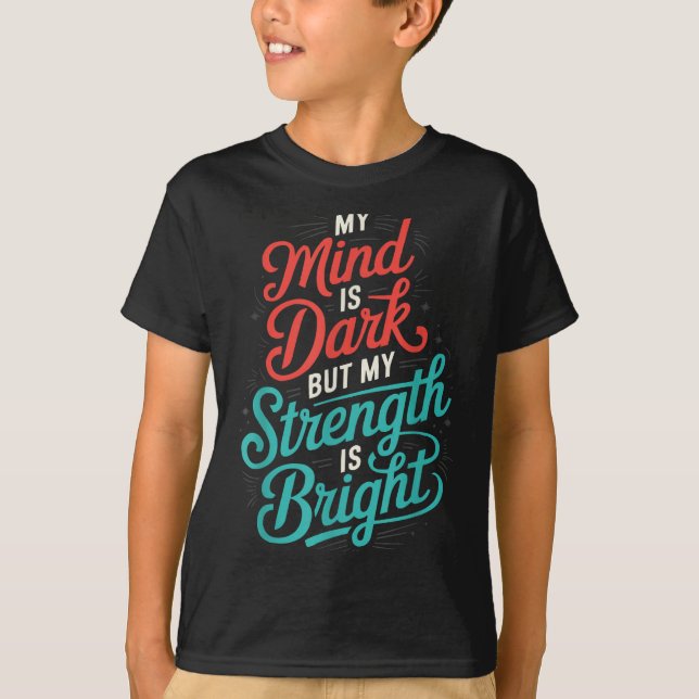 Suicide Awareness Depression Anxiety Mental Health T-Shirt (Front)