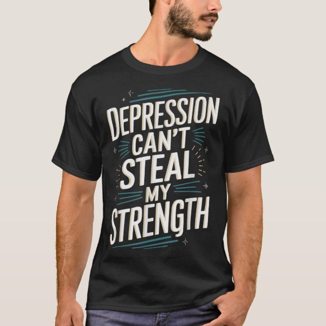 Suicide Awareness Depression Anxiety Mental Health T-Shirt (Front)