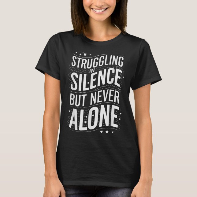 Suicide Awareness Depression Anxiety Mental Health T-Shirt (Front)