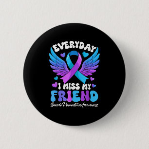 Suicide Awareness Friend Suicide Prevention Awaren 6 Cm Round Badge