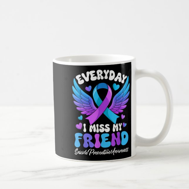 Suicide Awareness Friend Suicide Prevention Awaren Coffee Mug (Right)