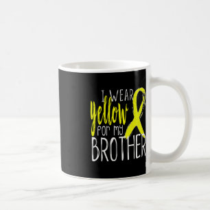 Suicide Awareness I Wear Yellow For My BROTHER  Coffee Mug
