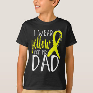Suicide Awareness I Wear Yellow For My Dad Apparel T-Shirt