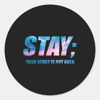 Suicide Awareness Mental Health Awareness _ Mens & Classic Round Sticker
