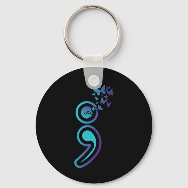 Suicide Awareness Mental Health Month Suicide Prev Key Ring (Front)