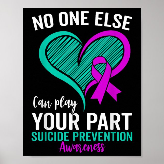 Suicide Awareness Mental Health Suicide Poster (Front)