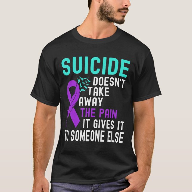 Suicide Awareness Mental Health Suicide Prevention T-Shirt (Front)