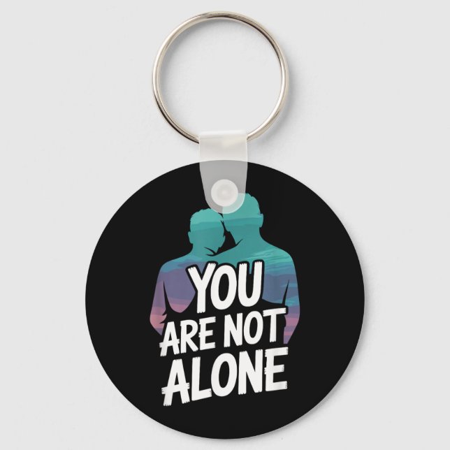 Suicide Awareness Month September Mental Suicide Key Ring (Front)