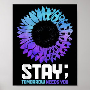 Suicide Awareness Month Stay Mental Health S _1 Poster