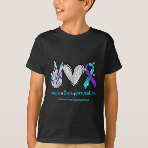 Suicide Awareness Peace Love Prevention 1 T-Shirt