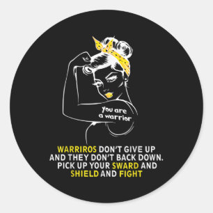 Suicide Awareness Presention Shirt For Men Womens Classic Round Sticker