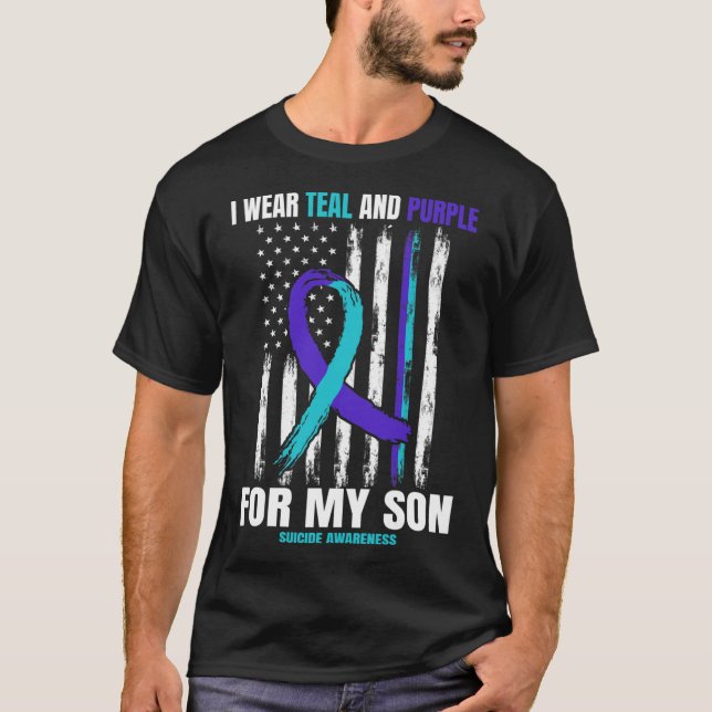 Suicide Awareness Prevention Son Women Men America T-Shirt (Front)