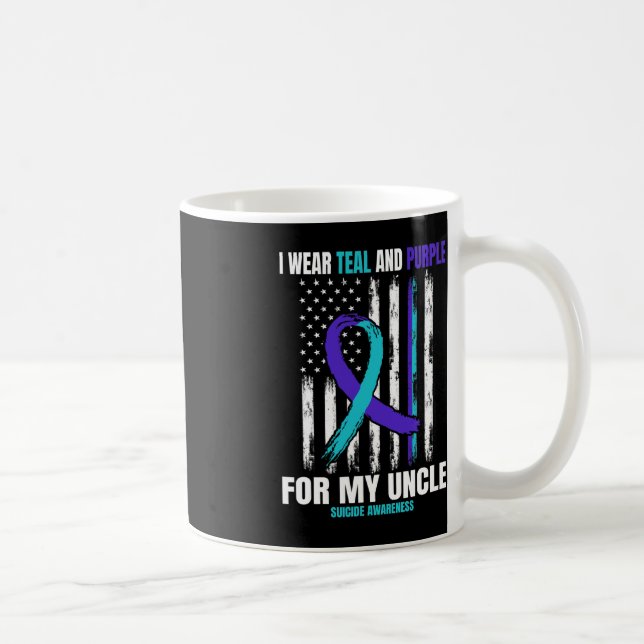 Suicide Awareness Prevention Women Men Uncle Ameri Coffee Mug (Right)