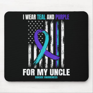 Suicide Awareness Prevention Women Men Uncle Ameri Mouse Mat