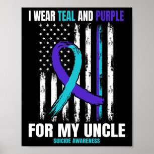 Suicide Awareness Prevention Women Men Uncle Ameri Poster