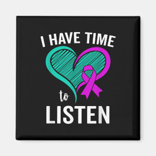 Suicide Awareness Ribbon Mental Health I Have Magnet