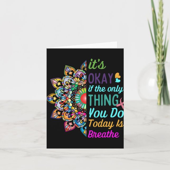 Suicide Awareness Semicolon 988 S 1  Card (Front)