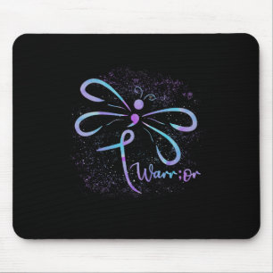 Suicide Awareness Semicolon Dragonfly Mental Healt Mouse Mat