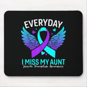 Suicide Awareness Shirt Aunt Suicide Prevention Mouse Mat