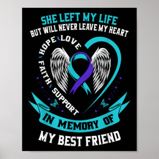 Suicide Awareness Shirt Best Friend Prevention Shi Poster