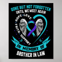 Suicide Awareness Shirt Brother In Law Mens Women 