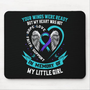 Suicide Awareness Shirt Daughter Little Girl Preve Mouse Mat