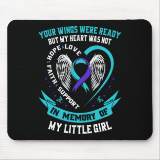 Suicide Awareness Shirt Daughter Little Girl Preve Mouse Mat