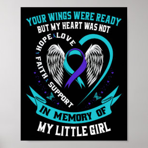 Suicide Awareness Shirt Daughter Little Girl Preve Poster