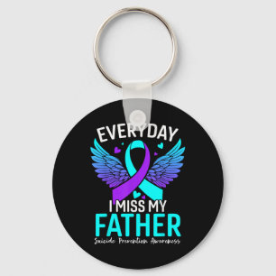 Suicide Awareness Shirt Father Suicide Prevention Key Ring