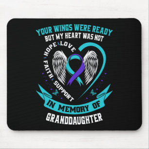 Suicide Awareness Shirt Granddaughter Prevention I Mouse Mat