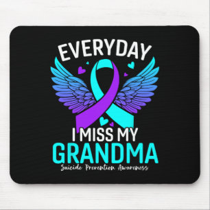 Suicide Awareness Shirt Grandma Suicide Prevention Mouse Mat