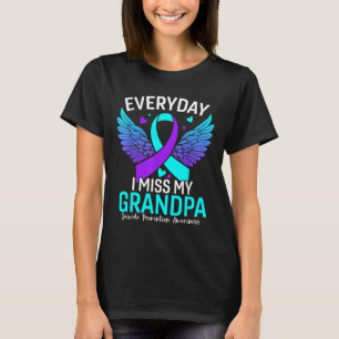Suicide Awareness Shirt Grandpa Suicide
