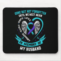 Suicide Awareness Shirt Husbynd Gone But Not Forgo