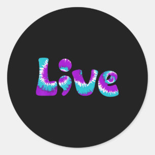 Suicide Awareness Shirt Live Semicolon Teal Classic Round Sticker