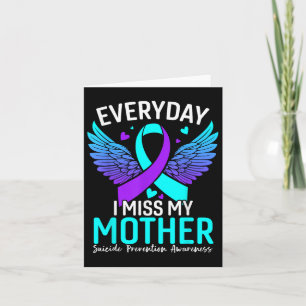 Suicide Awareness Shirt Mother Suicide Prevention Card