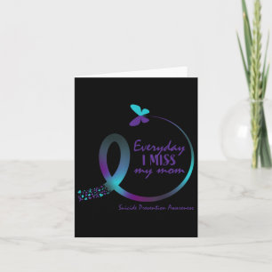 Suicide Awareness Shirt Mum Loving Memory Suicide Card