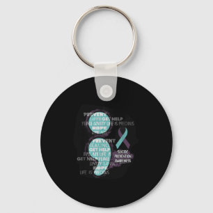 Suicide Awareness Shirt Suicide Prevention Semicol Key Ring