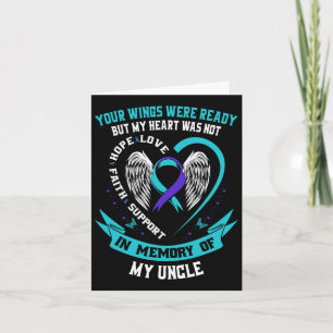 Suicide Awareness Shirt Uncle Niece Nephew Prevent Card
