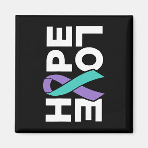Suicide Awareness - Sideways Hope Love Prevention Magnet