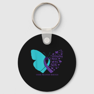Suicide Awareness Son Gifts Loving Memory Suicide Key Ring