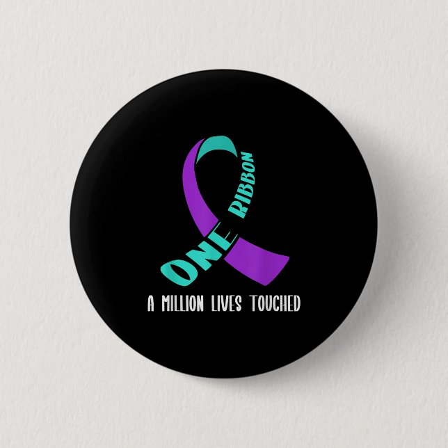 Suicide Awareness Suicide Prevention Suprt Survivo 6 Cm Round Badge (Front)