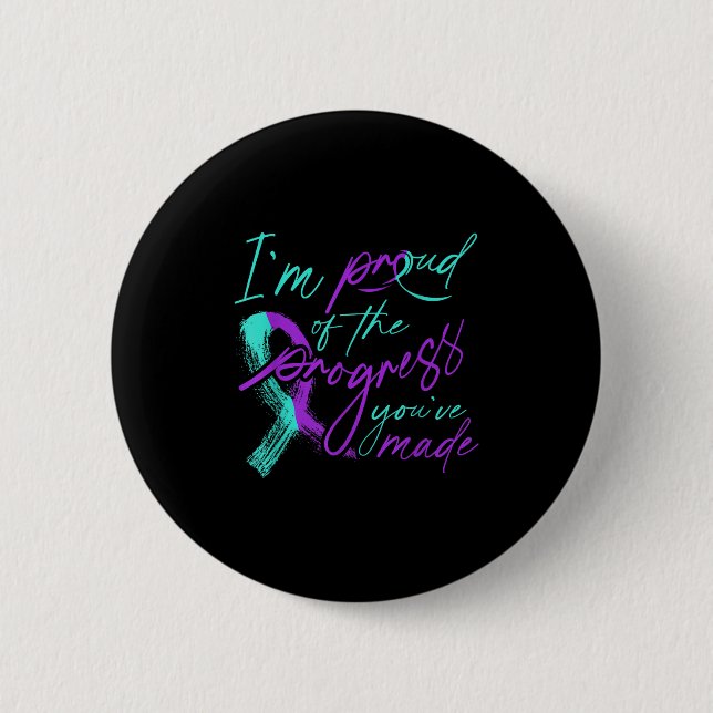 Suicide Awareness Suicide Prevention Suprt Survivo 6 Cm Round Badge (Front)